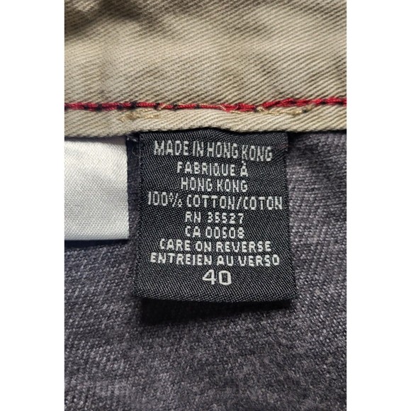 Vintage Marithe Francois Girbaud Denim Black Jean Shorts Size 40 - Picture 6 of 9